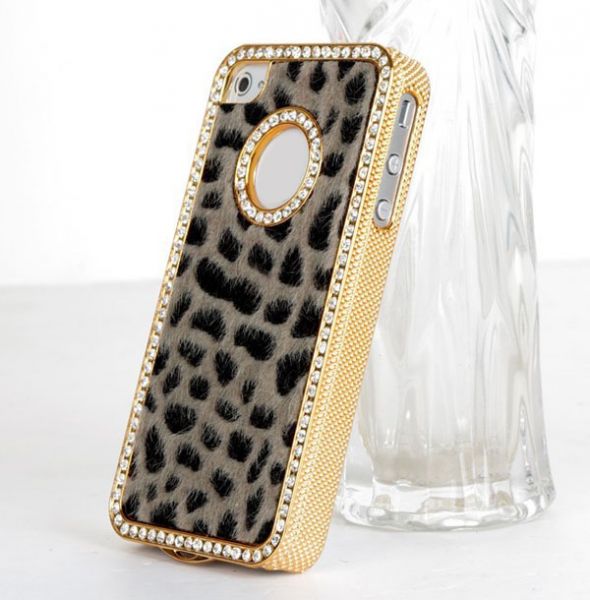 IPHONE 4G 4S - CAPA PÊLO DE LEOPARDO