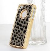 IPHONE 4G 4S - CAPA PÊLO DE LEOPARDO