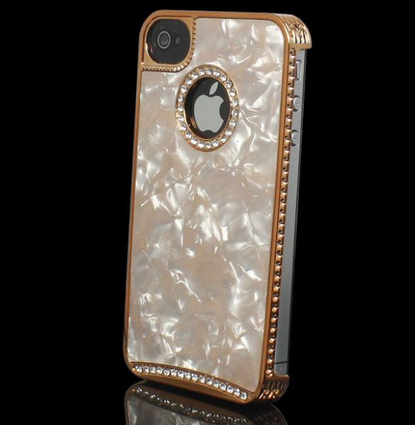 CAPA MADREPEROLA PARA IPHONE 4G 4S